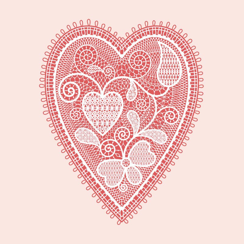 Lace heart