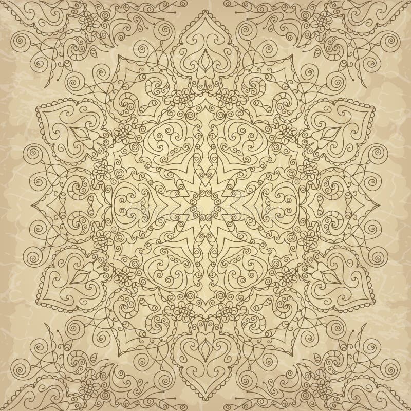 Lace pattern stock vector. Illustration of floral, contemporary 34615427