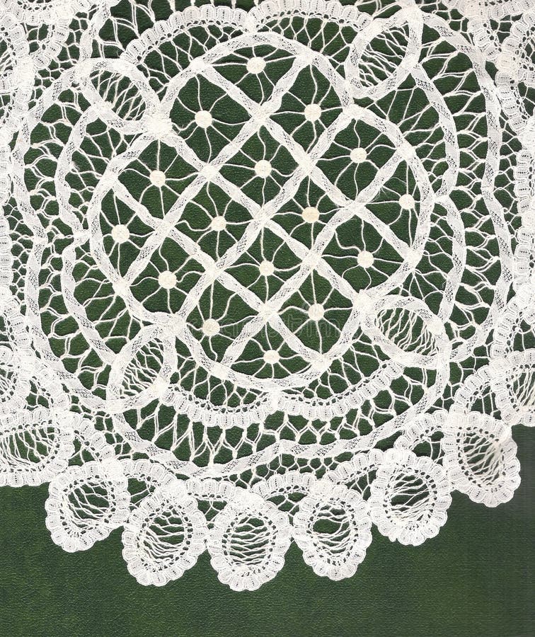 Lace place mat.