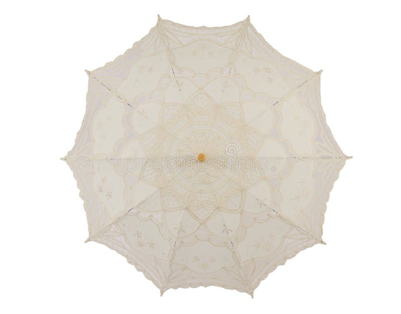 Open lace umbrella stock photo. Image of bright, rain 80855072