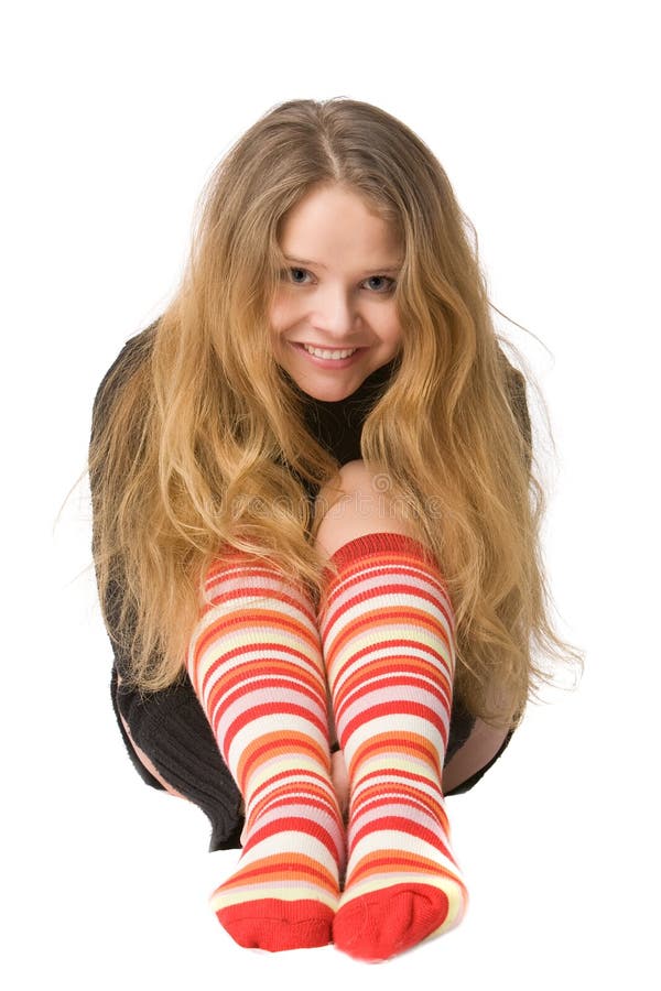 Mädchen In Socken