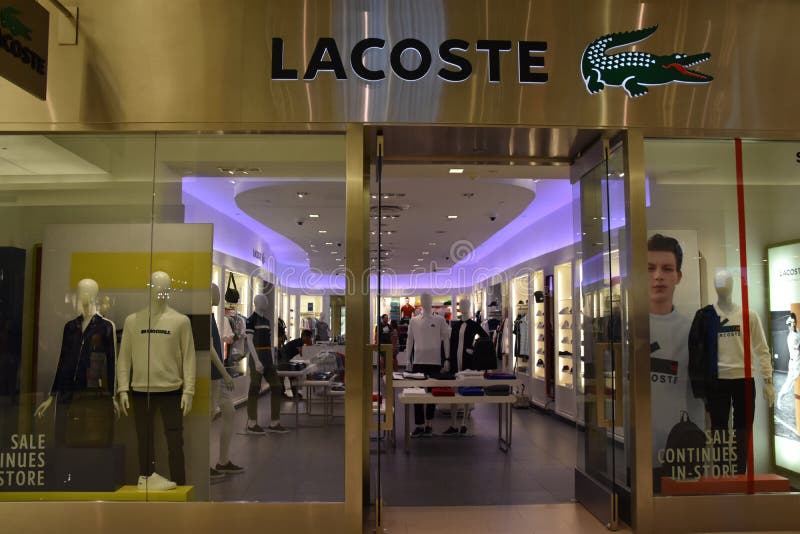 Lacoste at Mall America in Bloomington, Minnesota Editorial - Image of area, architecture: 101774252