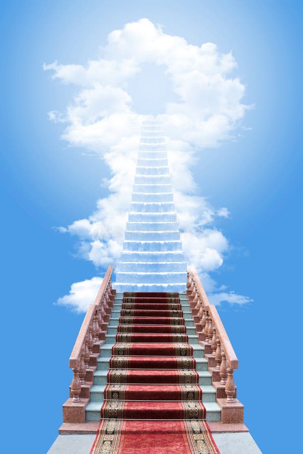 Stairway to heaven/success stock image. Image of road - 25793241