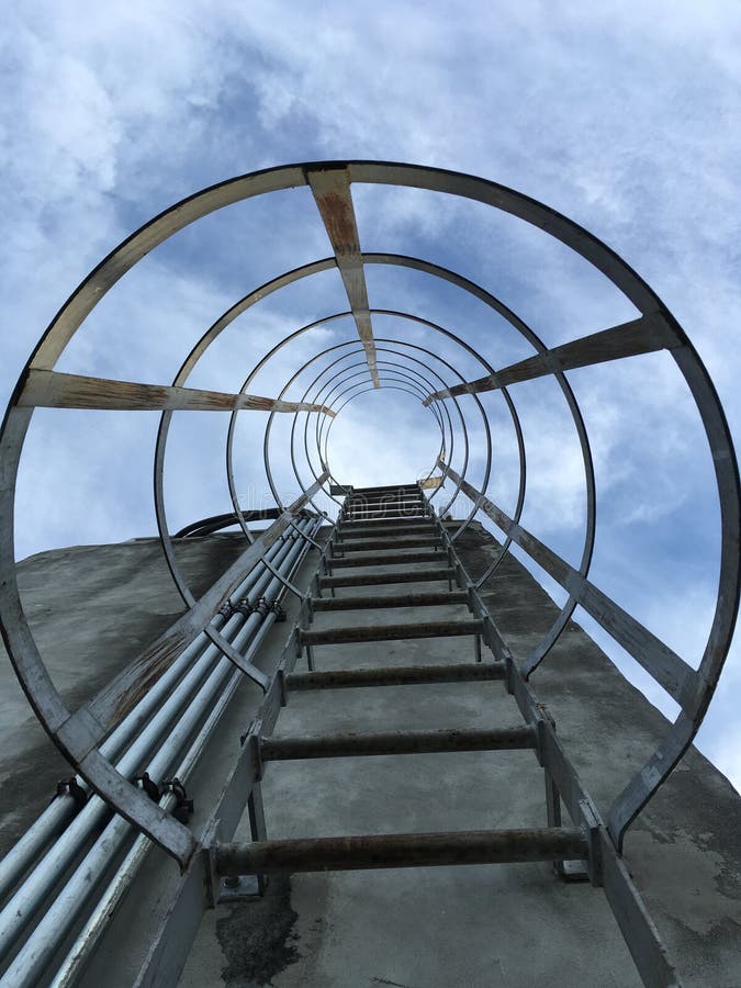 Ladder to terrace stock photo. Image of steel, climb 85029604