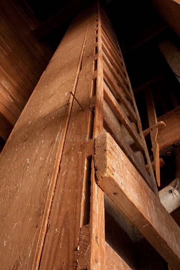 Ladder to the top of the Grain Elevator
