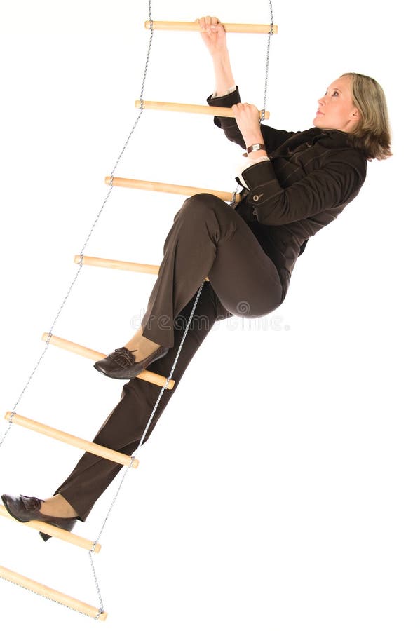 Ladder van succes stock fotografie Ladder van succes stock fotografie
