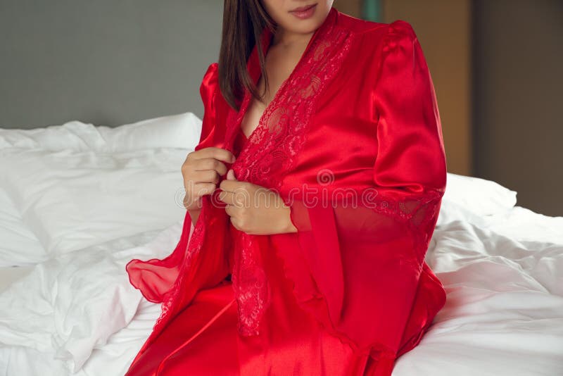 Ladies in Erotic Silk Nightwear and a ...