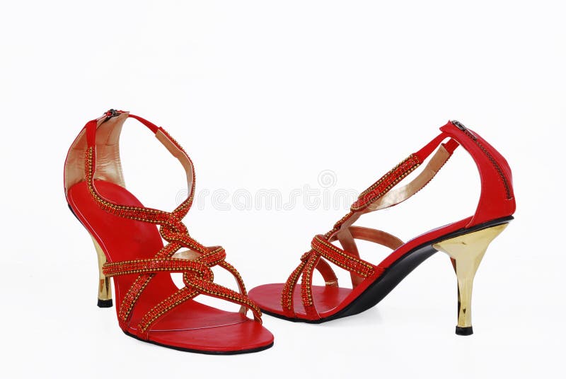 Ladies Shoes Handbag And Accessories Stock Image Image Of Belt