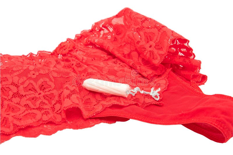 Ladies Feminine Hygiene Product Stock Image Image of panties, tampon