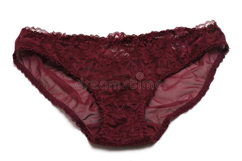 A Ladies Panty with Black Lines and Red Cherries Prints Stock Photo - Image  of feminine, cute: 189370358