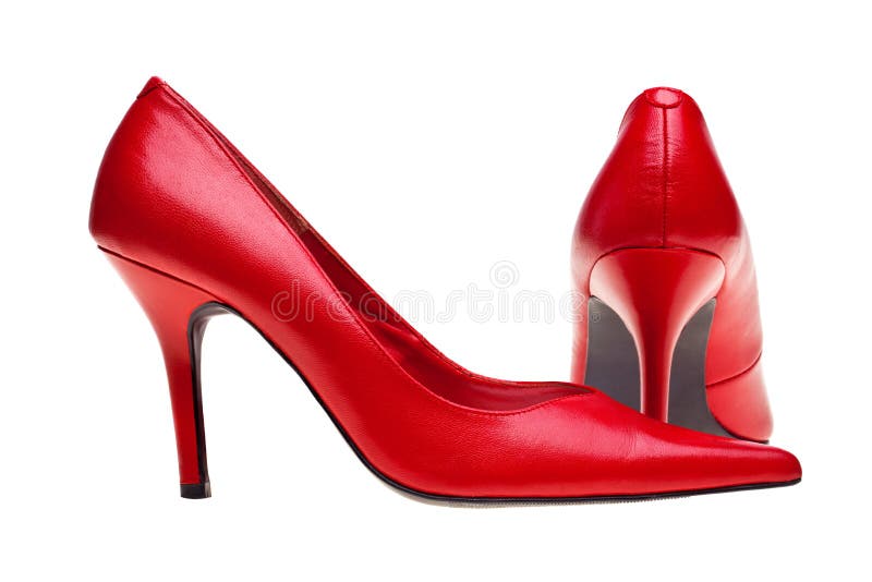 Amazon.com | LISHAN Red High Heels for Women,Sexy Red Slip On Pointed Toe  Stiletto Pumps,4 Inch Red Shoes for Women Heels and Pumps Size 5 | Pumps