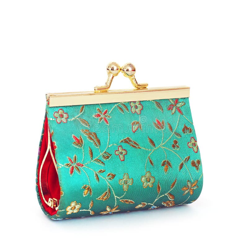 Ladies wallet for coins. Ladies handbag royalty free stock photography Ladies wallet for coins. Ladies handbag royalty free stock photography