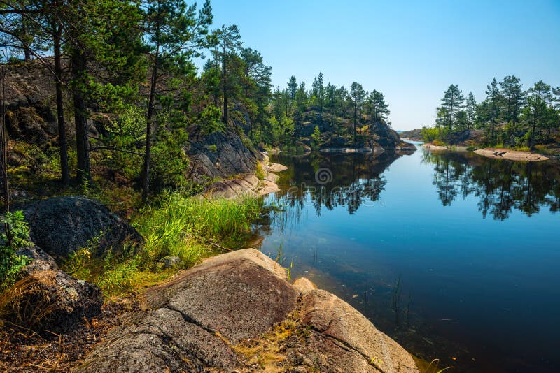 Ladoga lake stock image. Image of natural, landscape 37609443