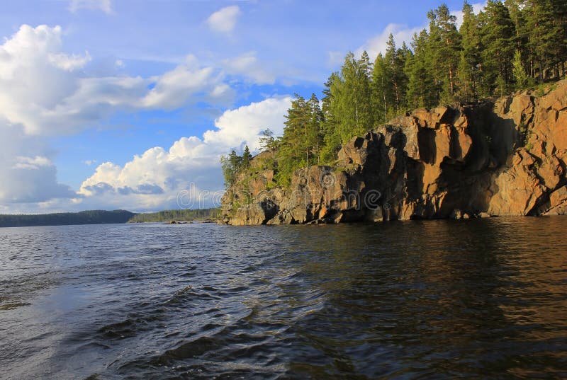 Ladoga Lake, Karelia, Russia Stock Photo Image of ladoga, landscape