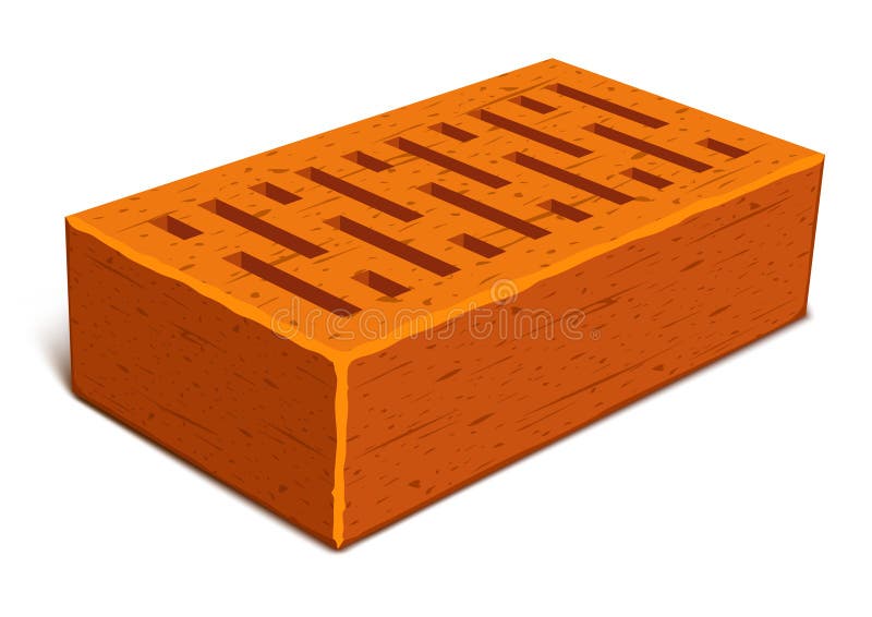 Pared De Ladrillo Bajo Construcción Stock de ilustración - Ilustración