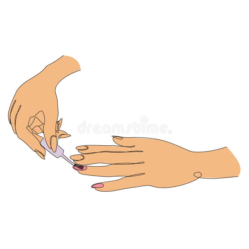 Hands Nails Silhouette Stock Illustrations – 470 Hands Nails Silhouette ...