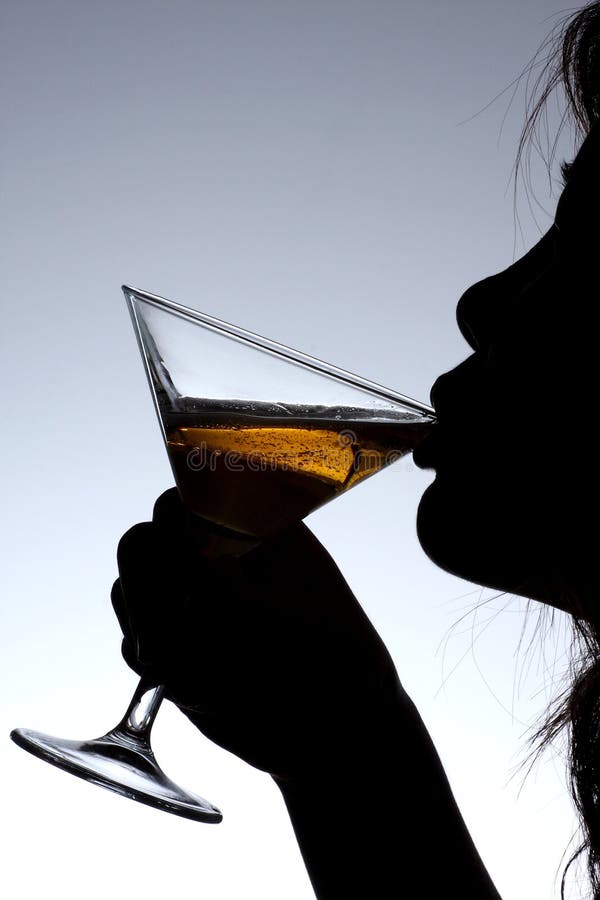 Lady Drinking Wine Stock Photos Image 5852353