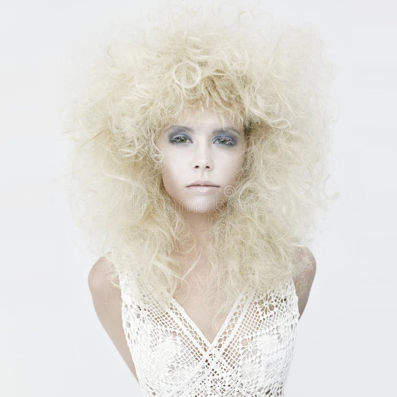 Lady with fantasy makeup royalty free stock photos Lady with fantasy makeup royalty free stock photos