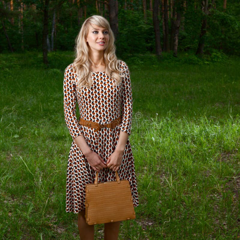 Lady in Forest