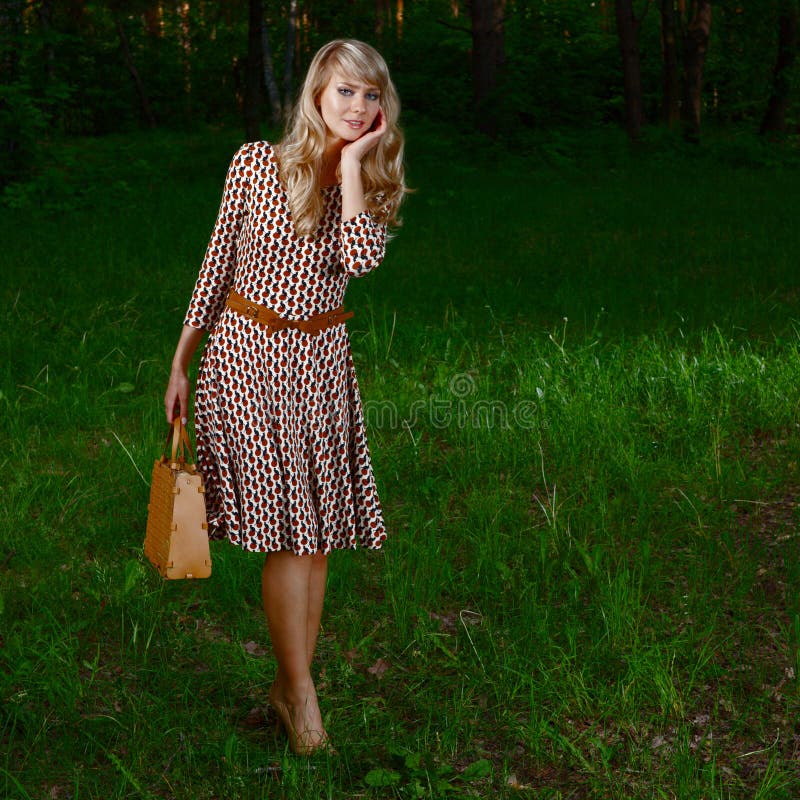 Lady in Forest