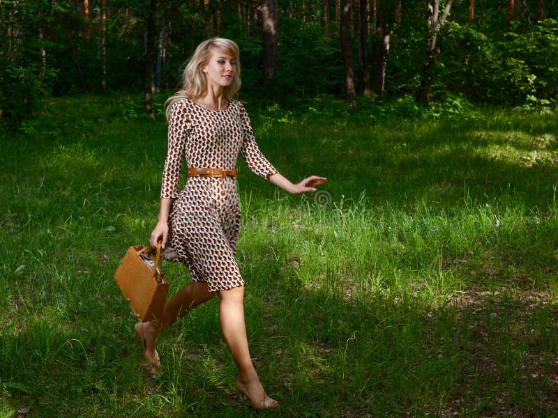 Lady in Forest