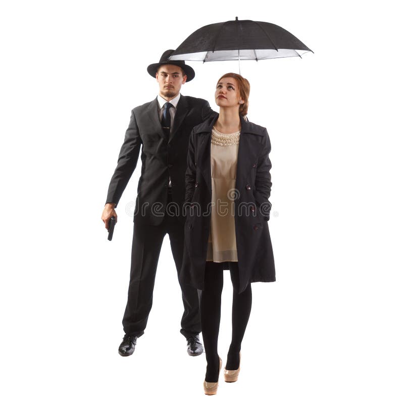 Mafia lady boss royalty free stock image Mafia lady boss royalty free stock image