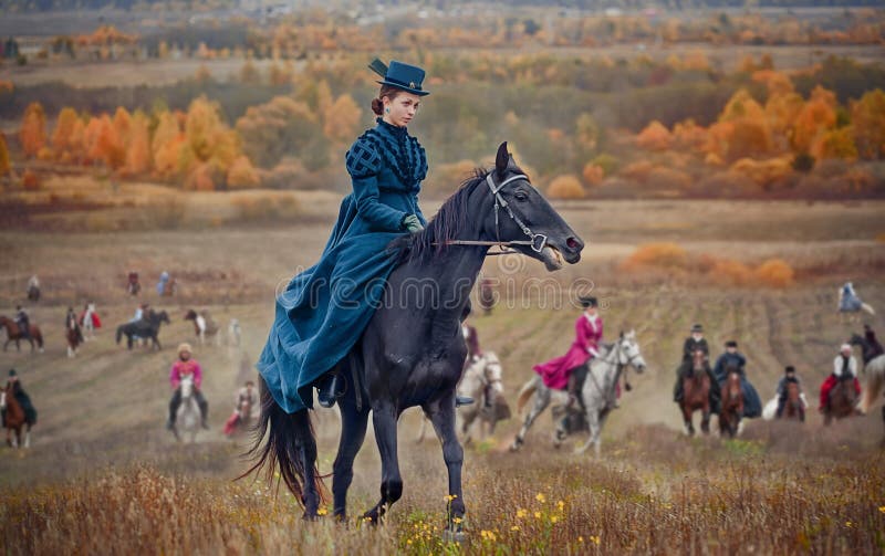 Histórico reconstrucción de famoso ruso perros de caza caza.