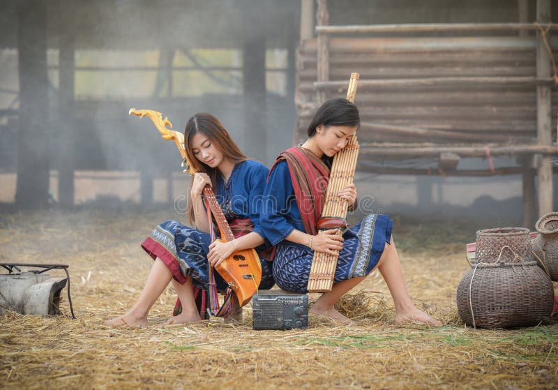 Lady Music Beautiful girls with a musical instrument royalty free stock images Lady Music Beautiful girls with a musical instrument royalty free stock images