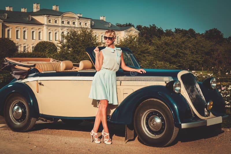 1,982 Lady Classic Car Stock Photos - Free & Royalty-Free Stock Photos from  Dreamstime