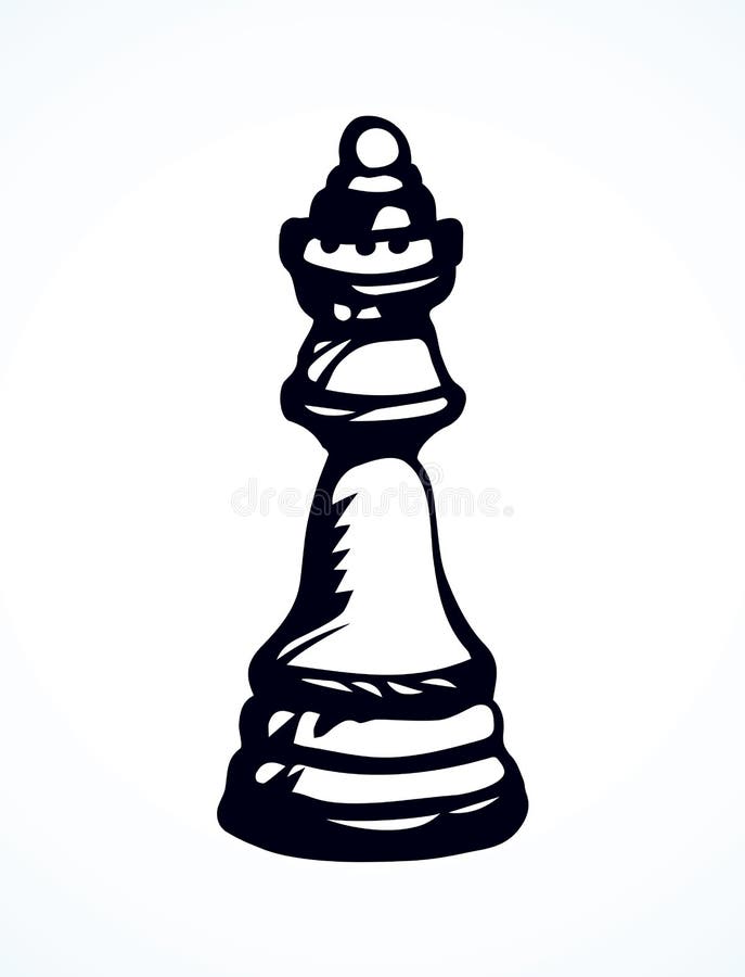 Chessboard Drawing With Figures. Royalty Free SVG, Cliparts, Vetores, e  Ilustrações Stock. Image 53482193.