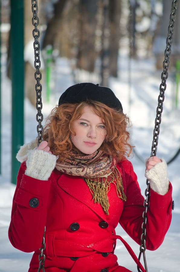 Lady in red stock image. Image of elegance, lips, caucasian 23545377