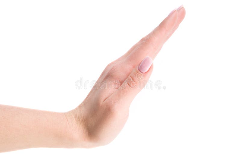 Lady s hand stock photo. Image of idea, human, skin, sign - 4339142