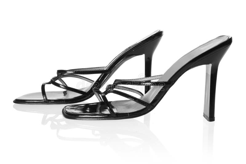 Lady Shoes stock image. Image of still, glamour, cutout 19081661