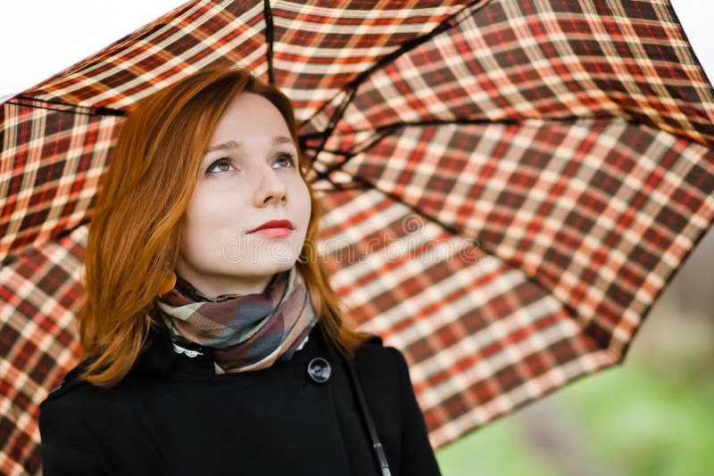 Lady With Umbrella Stock Photos Image 27094773