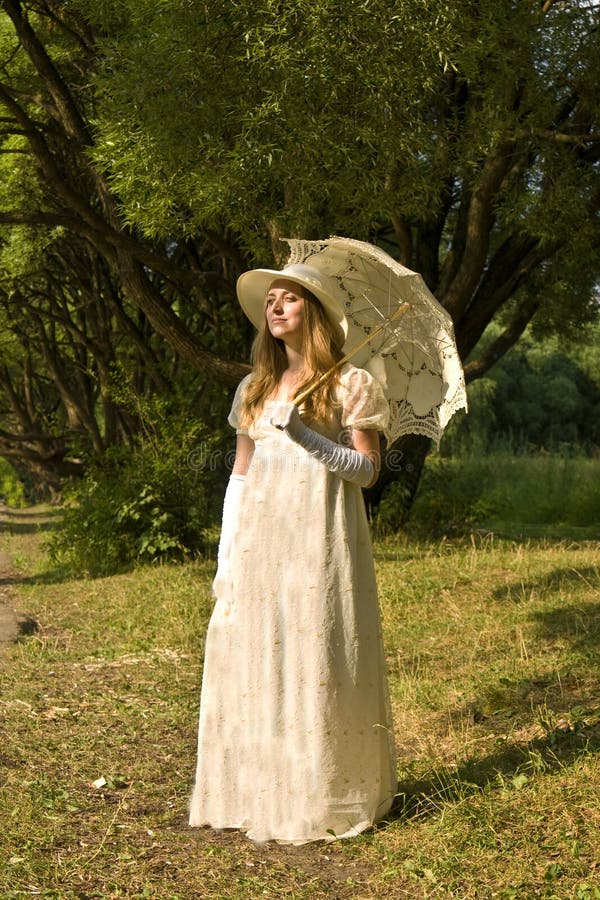 Lady in white