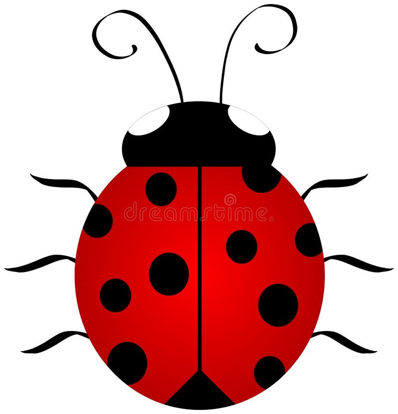 Ladybug illustrazione vettoriale Ladybug illustrazione vettoriale