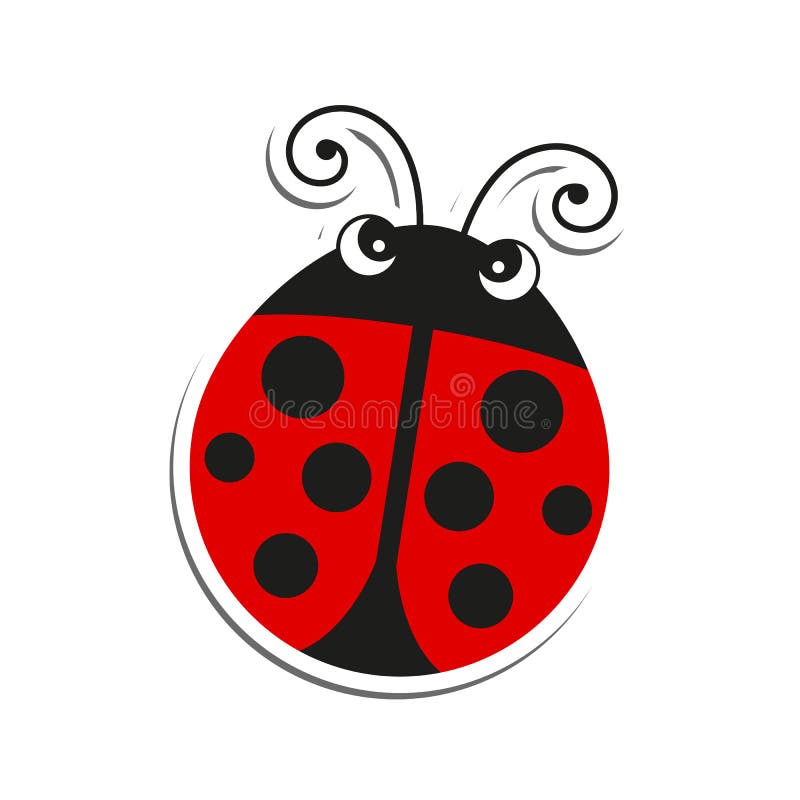 Ladybug иллюстрация штока Ladybug иллюстрация штока