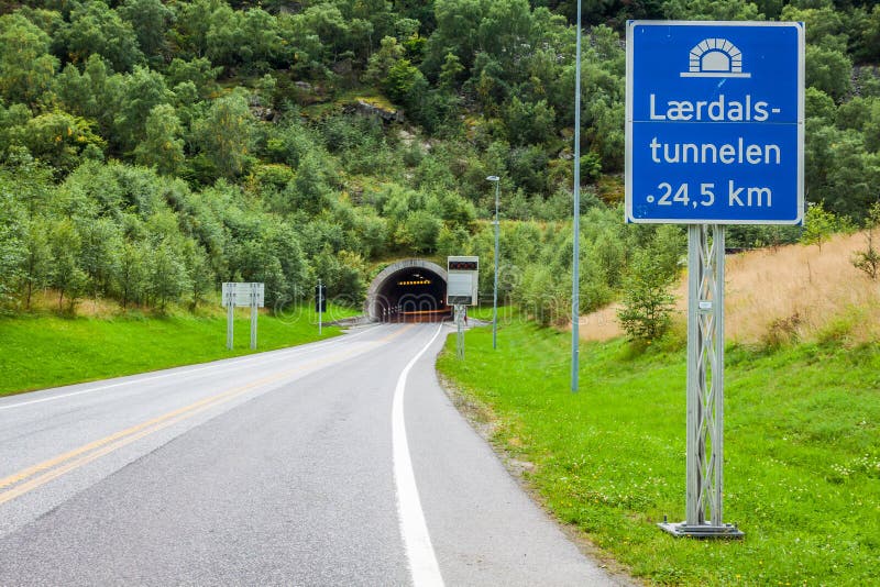 Laerdal Tunnel in Norway - the longest road tunnel in the world