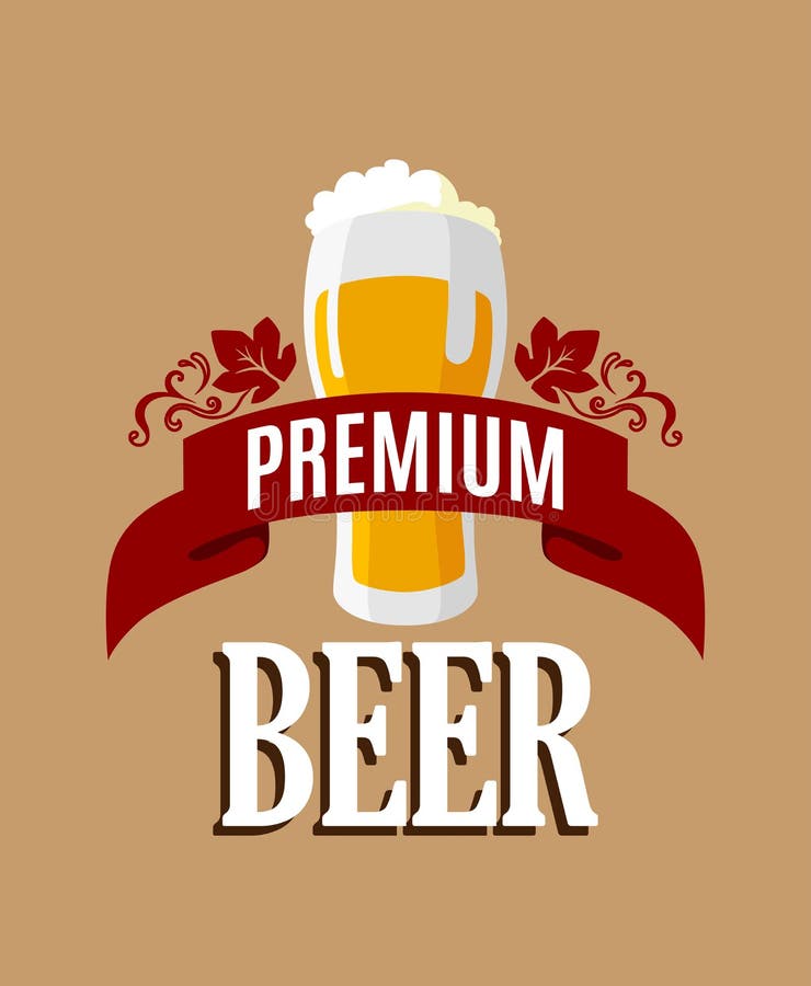 Lager Beer Banner Stock Vector Image 39453397