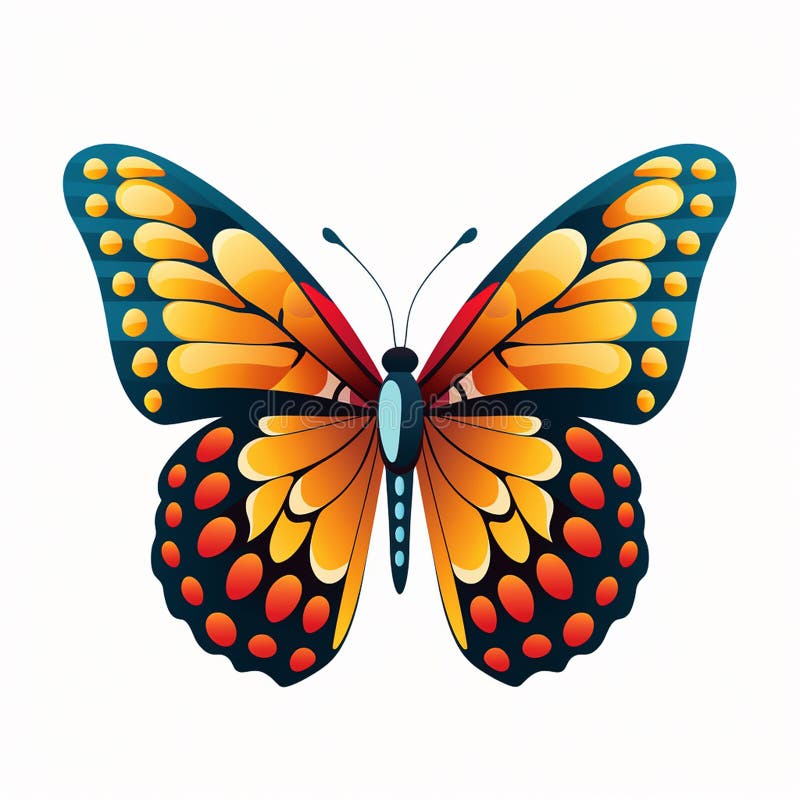 Laghetto di farfalla royalty illustrazione gratis