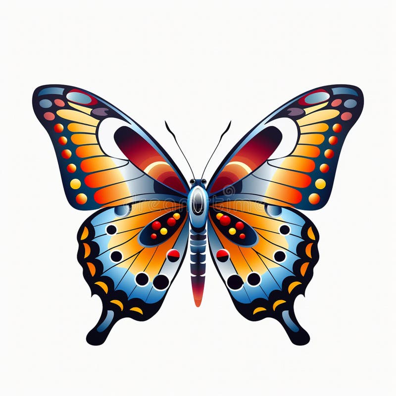 Laghetto di farfalla royalty illustrazione gratis