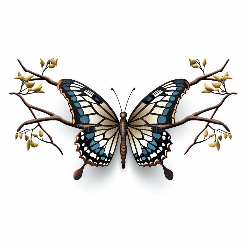 Laghetto di farfalla royalty illustrazione gratis