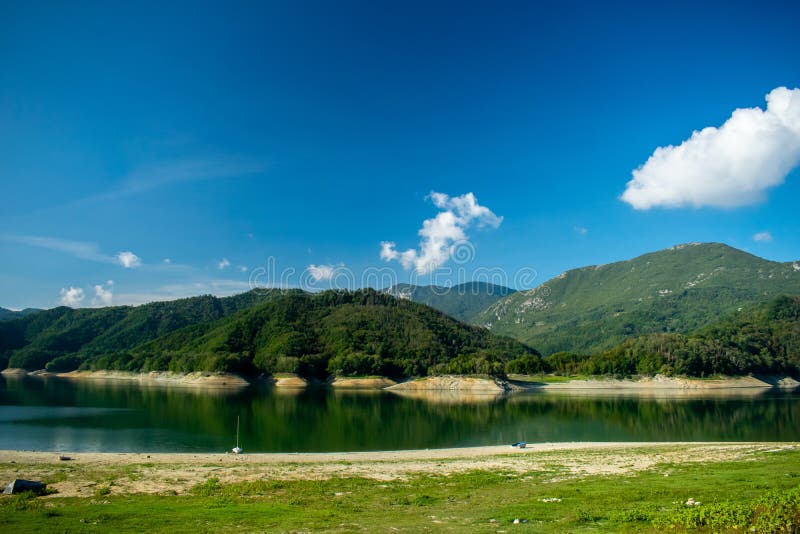 Lago Del Salto, Petrella Salto, Province of Rieti, Italy Stock Image ...