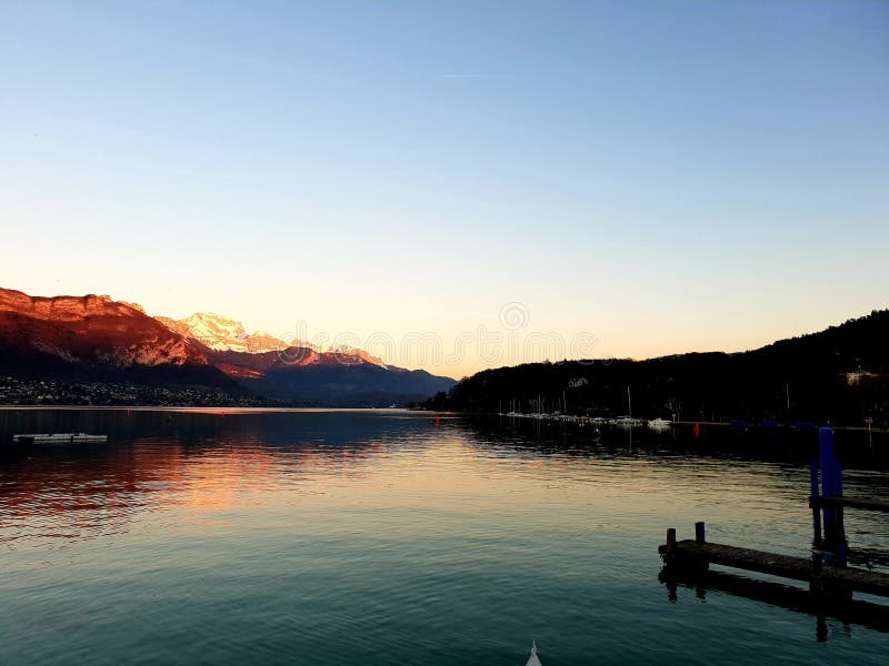 Lago di Annecy, Francia immagini stock Lago di Annecy, Francia immagini stock