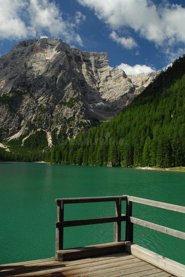 Lago Di Braies - Pragser Wildsee, South Tyrol, Dolomites Stock Image ...