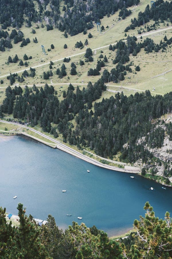 Photo taken at the lake in the Nuria Valley in Catalonia on September 3, 2018. Photo taken at the lake in the Nuria Valley in Catalonia on September 3, 2018