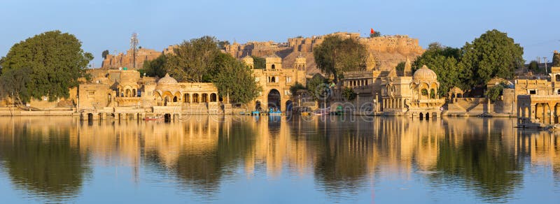 Lago gadi Sagar (Gadisar) en Jaisalmer