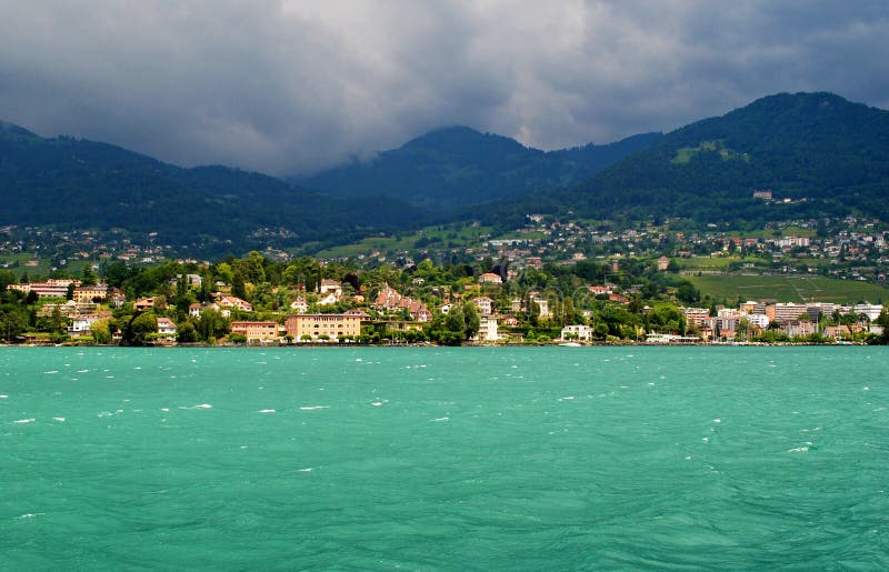 Lago Ginevra fotografie stock libere da diritti Lago Ginevra fotografie stock libere da diritti