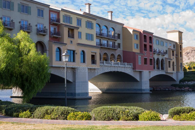 Lago Las Vegas, Las Vegas, Nevada Imagem Editorial Imagem de