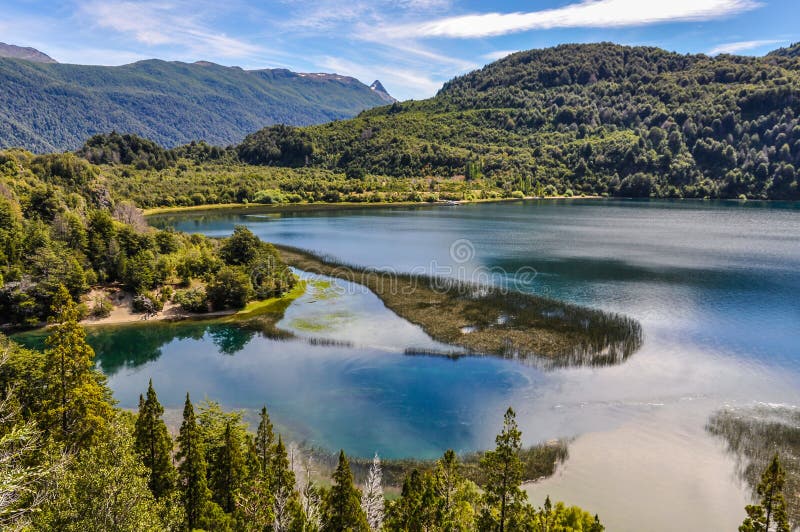 Lago Menendez, Alerces National Park, Argentina Stock Image - Image of ...